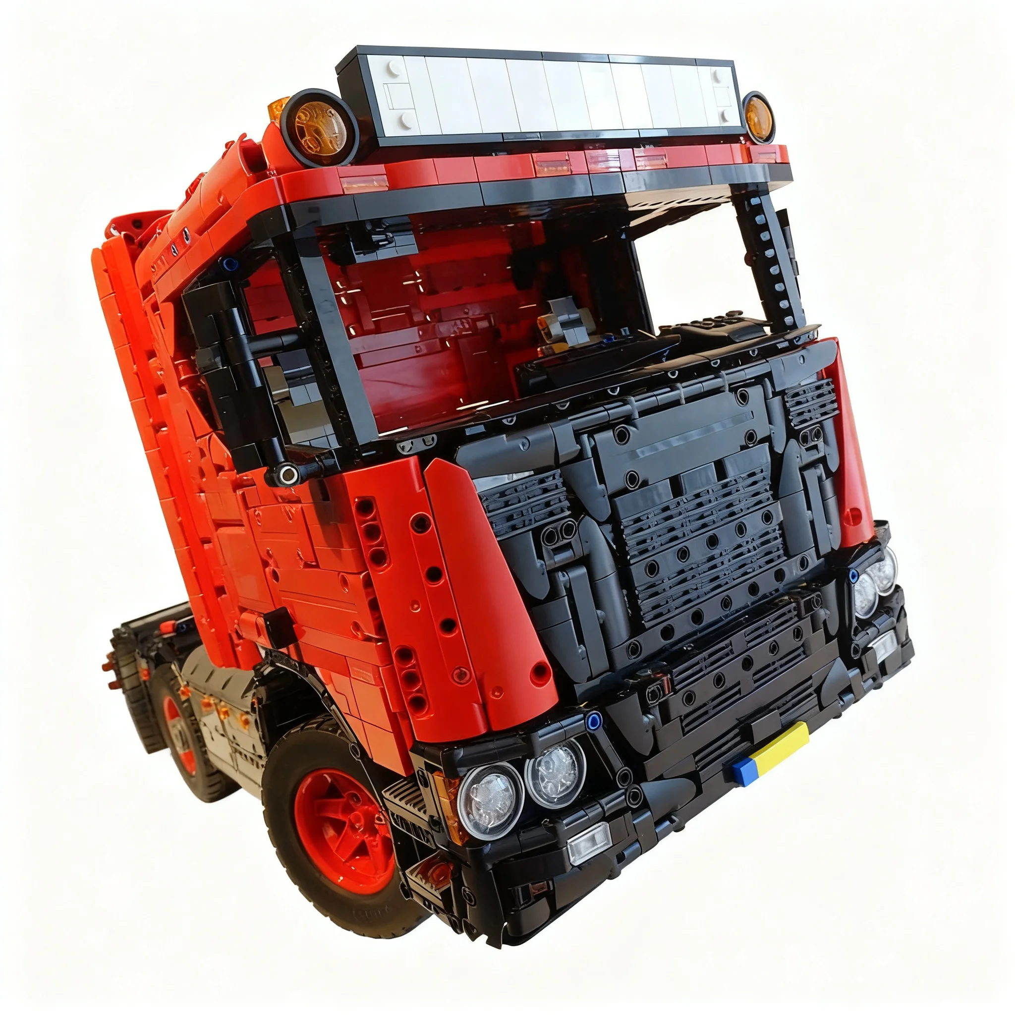 Фото 6348 деталей MOC Scania R590 6x2 4, техническая модель, строительные блоки, архитектурный конструктор, развивающая игрушка для детей, подарок на Рождество №2