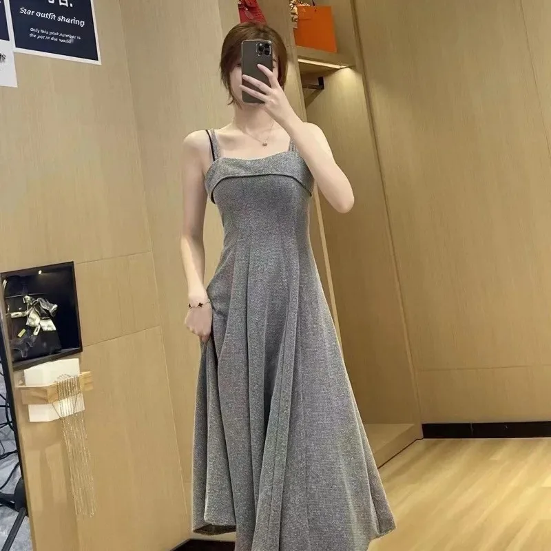 Элегантный женский твидовый костюм платье комплект из 2 предметов осень 2024 новый