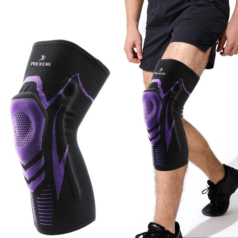 

Sports Compression Knee Support Brace with Patella Gel Pads & Side Stabilizers for Meniscus Tear,ACL,Arthritis,Joint Pain