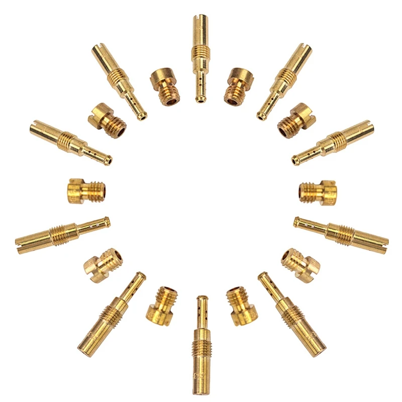 

50Pcs Carburetor Main Jet Kit & 50Pcs Slow/Pilot Jet For PWK Keihin OKO CVK PWM NSR KSR PWM Motorcycle Carburetor