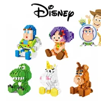 disney cartoon building blocks toy story bricks anime characters buzz lightyear woody mini action figure toy kids birthday gift