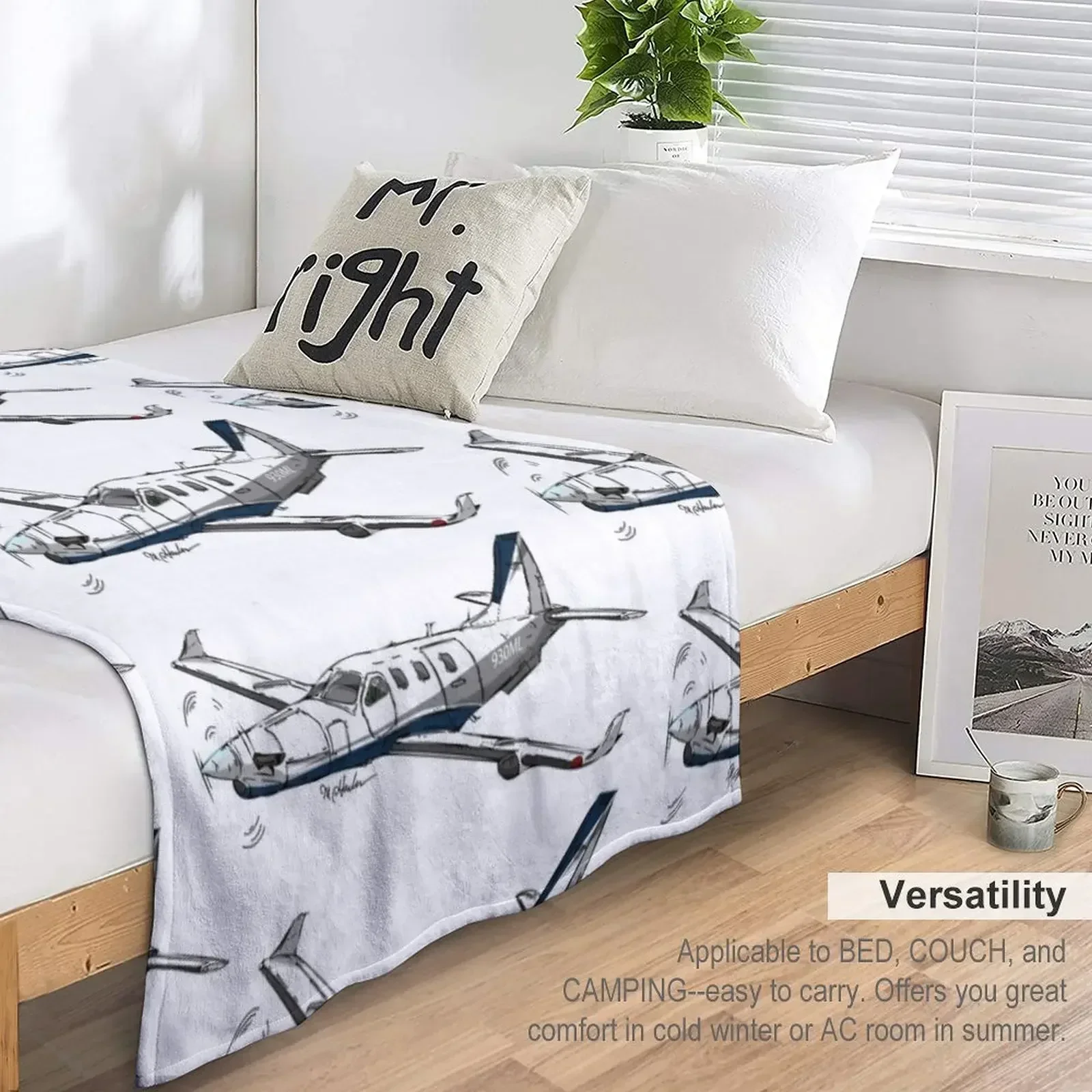 Одеяло Socata TBM 700 N930 мл мягкое плюшевое плед гигантский диван декоративные одеяла