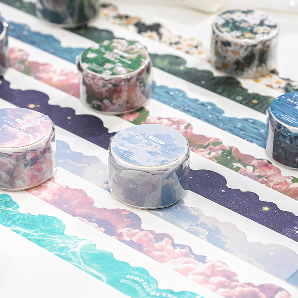

1Pcs Washi Tape Cute Decorative Adhesive Tape DIY Masking Tape For Stickers Scrapbooking School Stationery Tape