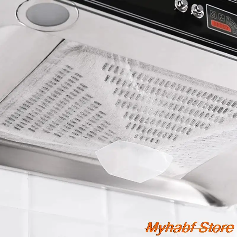 Масляная абсорбирующая бумага для кухни 12 шт. одноразовый капюшон притягивания