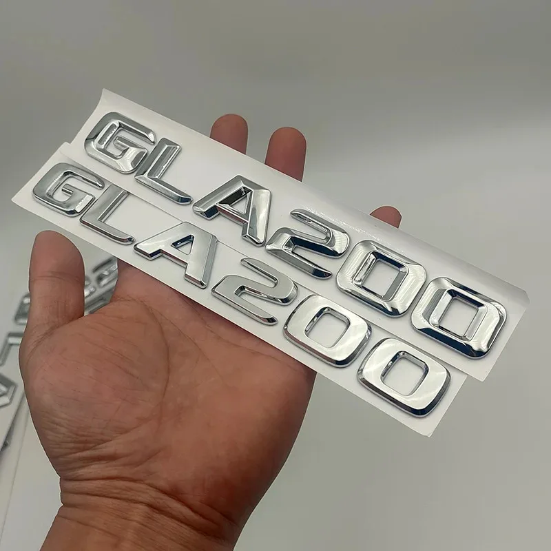 Фото 3D ABS наклейка с буквами на багажник автомобиля для Mercedes-Benz GLA35 GLA45 AMG GLA 200 220 250 260 X156 H247 эмблема логотип значок аксессуары №3