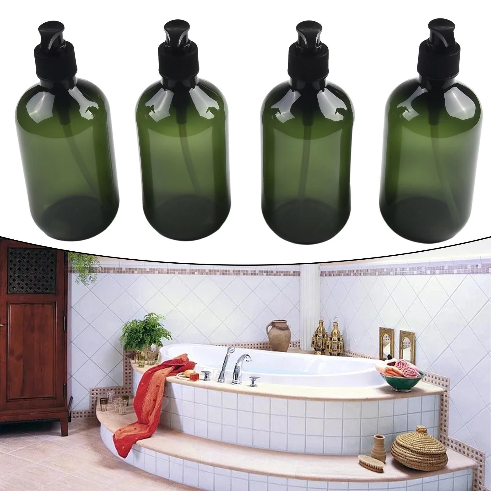 

Spray Bottles Dispenser Bottle Liquids Dispense High Quality PP Material Bathroom Supplies Empty Dispenser Bottles