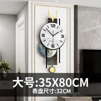 giant metal luxury wall clock bedroom large living room modern design creative nordic wall clock personality home decor clock