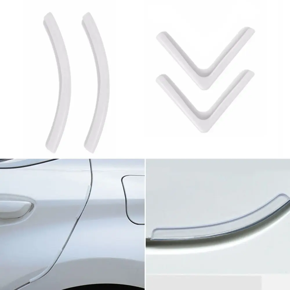 

4 шт. силиконовый угловой чехол для двери автомобиля, защита от царапин, защита от царапин, бампер, защита для автомобильной двери, защита от столкновений