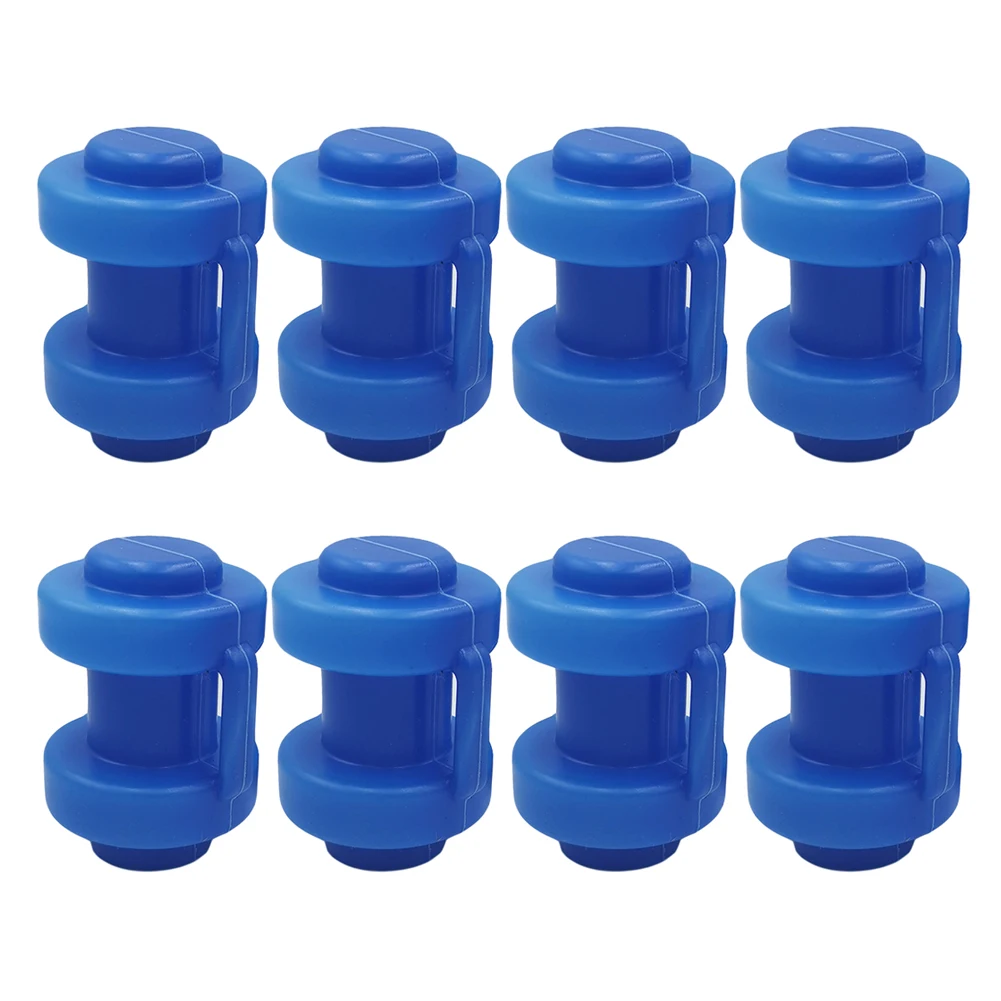 

8pcs/set Kids Trampoline Enclosure Pole Cap Tube Top Cover Cap for Protection Net Fixed Retainer Trampoline Accessories