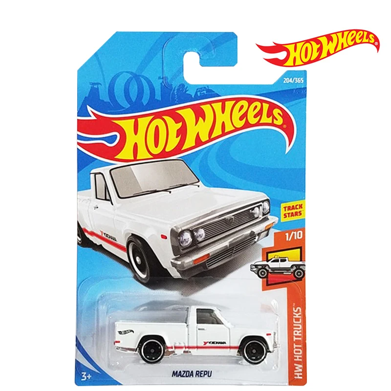 

Hot Wheels Automobile Series HW HOT TRUCKS MAZDA REPU 2018-204 8J 1/64 Metal Cast Model Collection Toy Vehicles