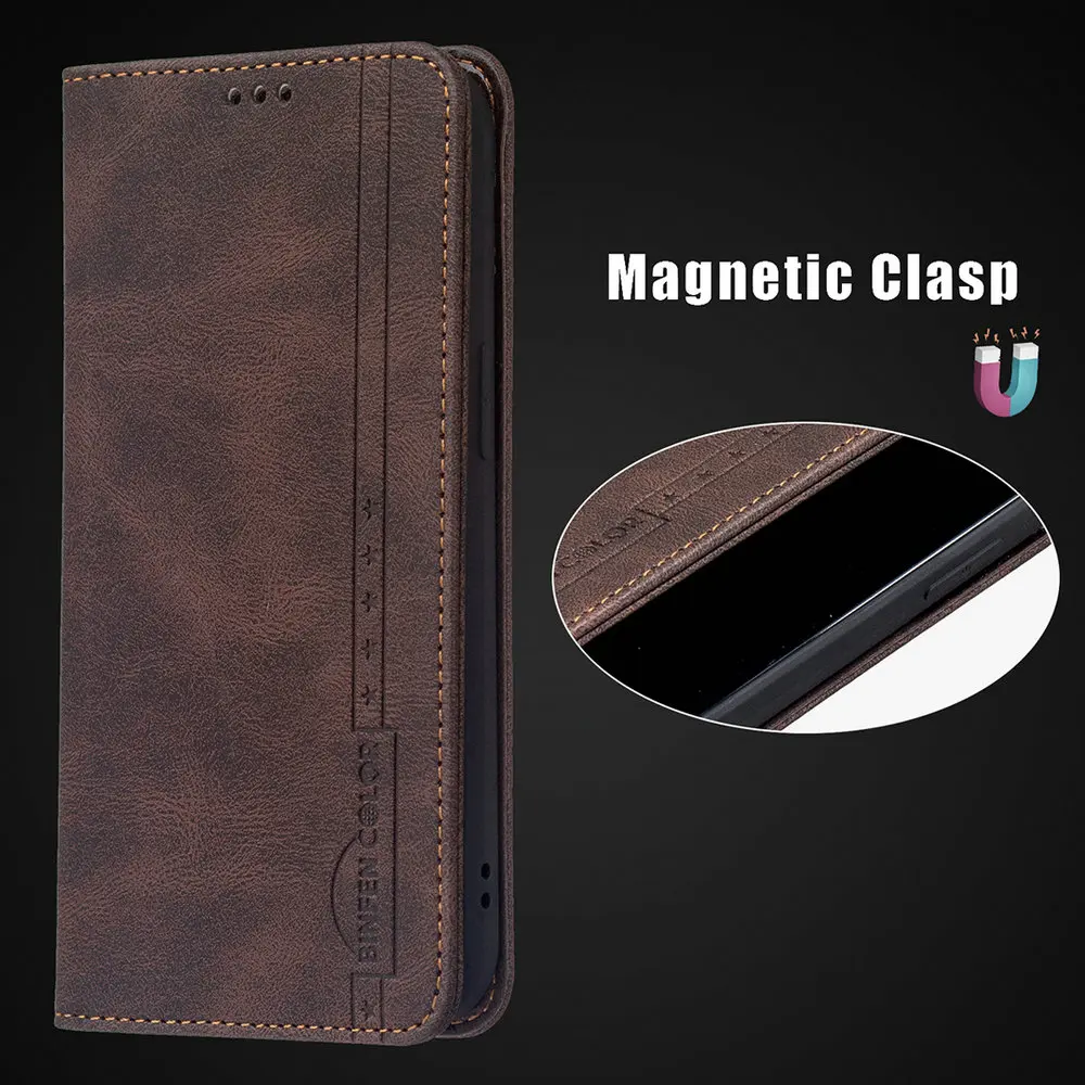 Флип-чехол Mi 12 T 11T 11 Lite текстурный кожаный чехол с рчид 360 защитный бумажник для