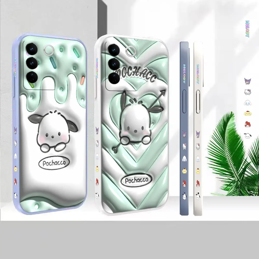 

Case For VIVO S16 S16E S15 S15E S12 S10 S10E S9 S9E S7 S6 S5 V23 V21 V20 V15 V23E S7T Pro Funny Cute Pochacco Cover Fundas Cqoue