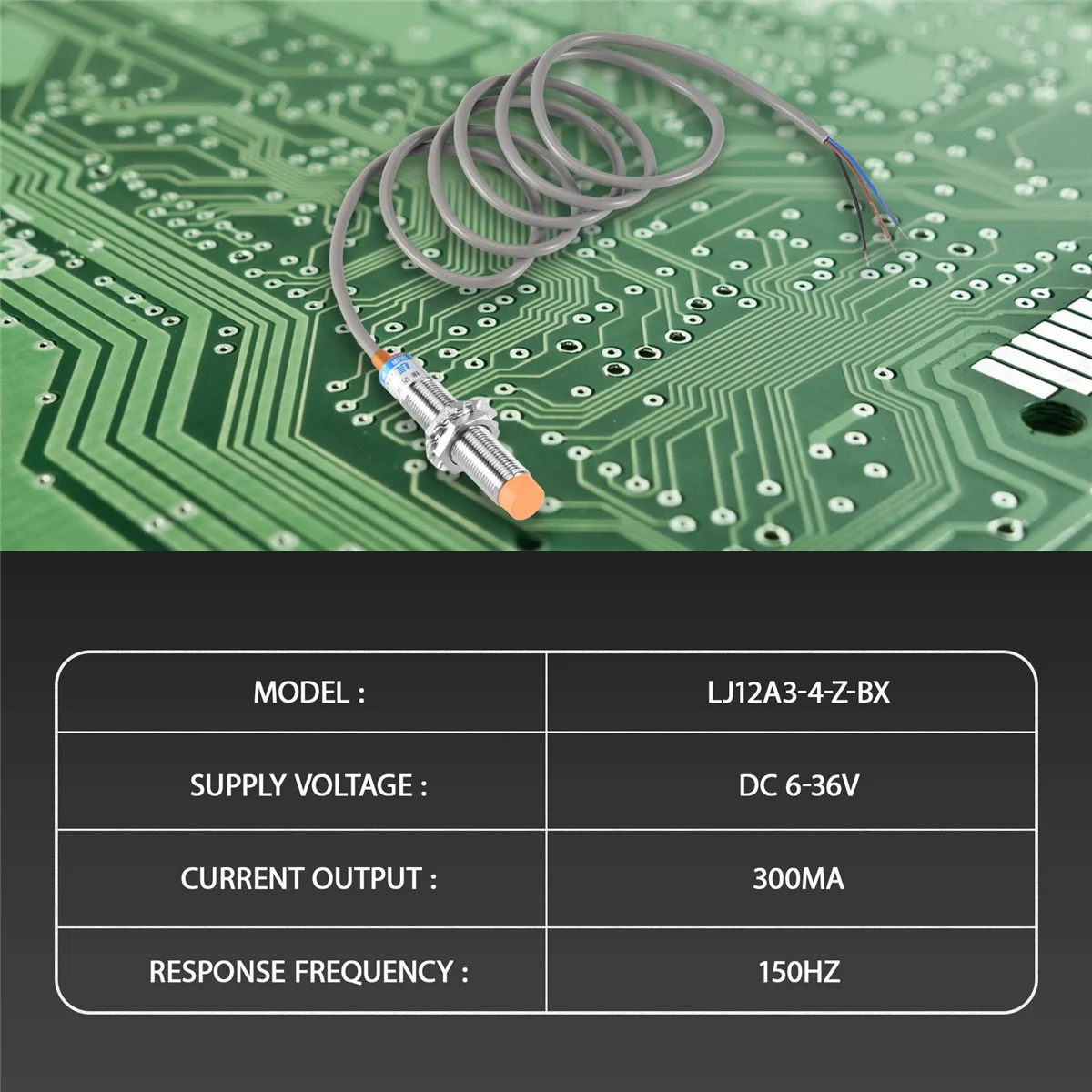 Флюоресцентный датчик приближения 300 мА NPN 3 провода 4 мм