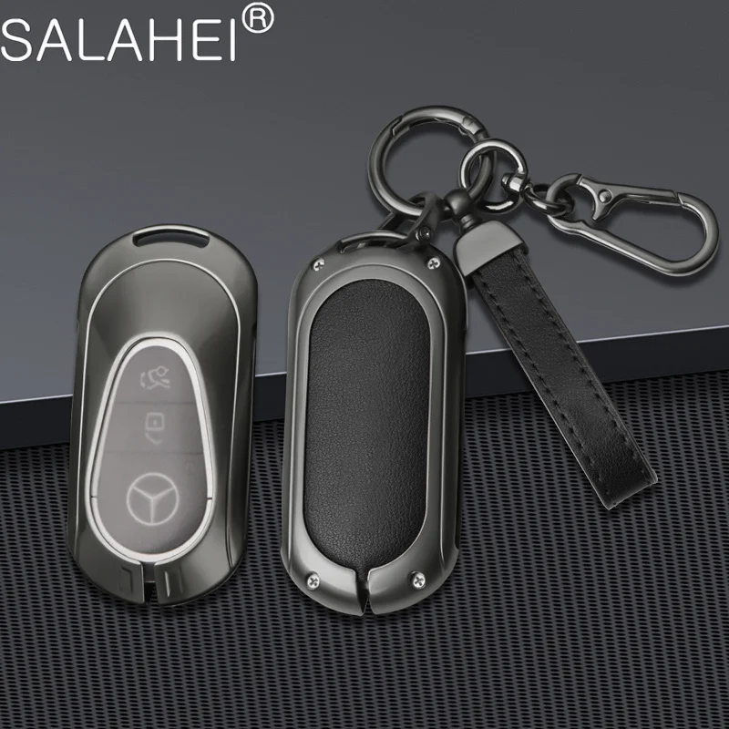 

Zinc Alloy Car Key Case Cover Shell For Benz 2021 C/S Class W223 W206 S350L S400L S450L S500L Protection Remote Auto Accessories