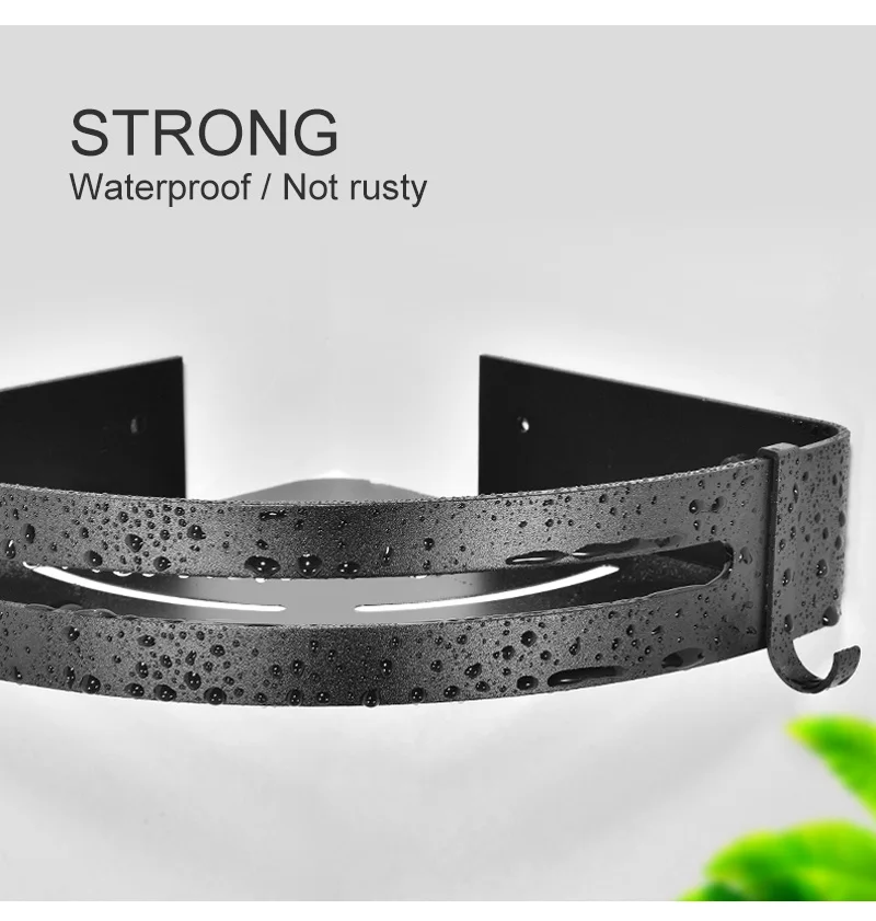 Полка для ванной комнаты стеллаж хранения шампуня органайзер туалета без