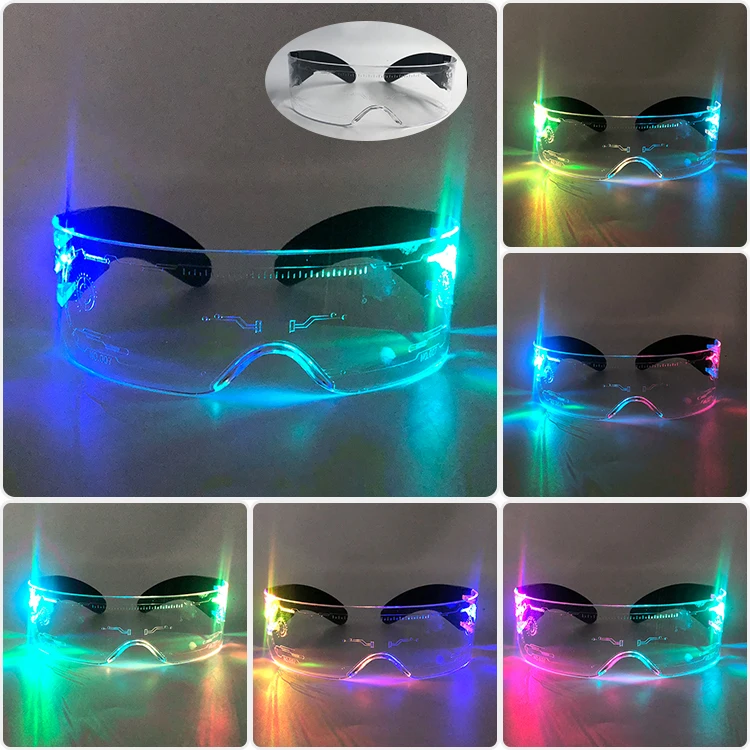 

Роботизированные светодиодные очки, многоцветные