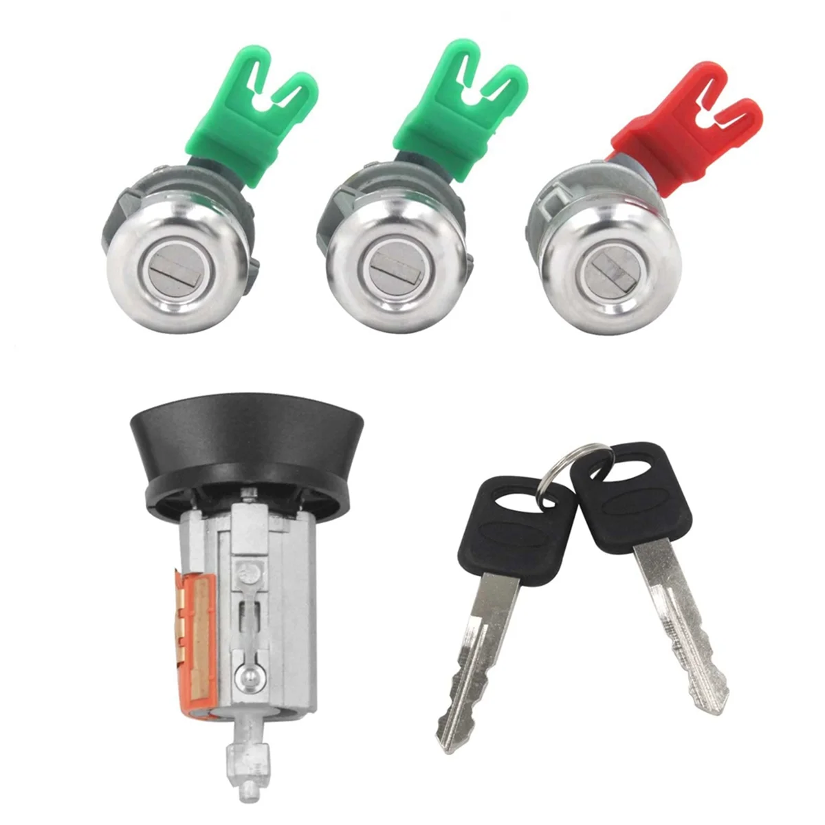 Цилиндр замка зажигания цилиндр дверного для Ford Explorer Sport Trac/F150/F250/F350 LC6177 DL5885 322347