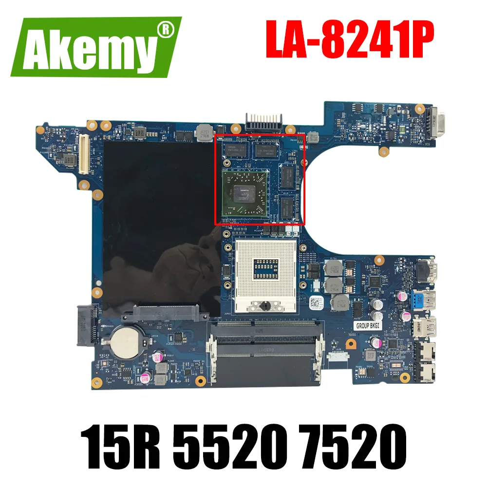 

LA-8241P motherboard CN-06D5DG CN-0N35X3 for dell Inspiron 15R 5520 7520 laptop motherboard DIS or UMA