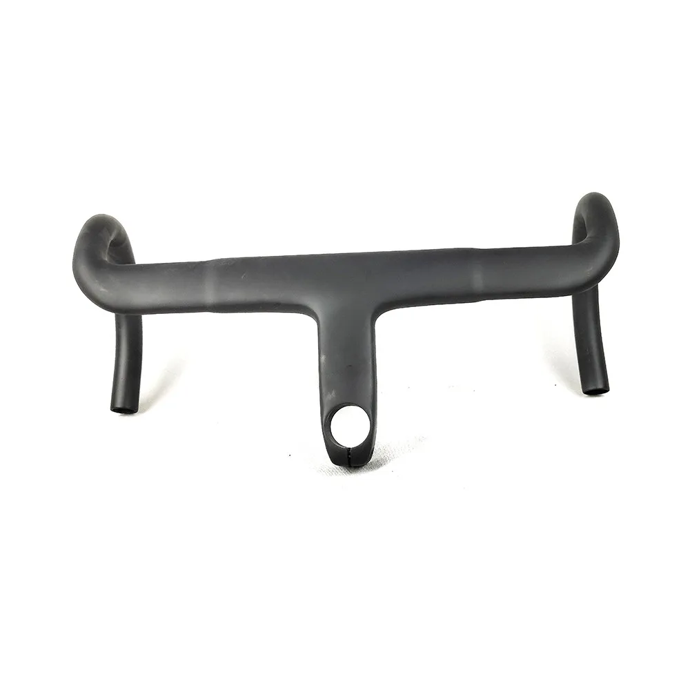 

350gr 110x420mm Internal Wiring Road Bicycle Stem Handle Bar Carbon Integrated Handlebars Use For 28.6 And 31.8mm Fork