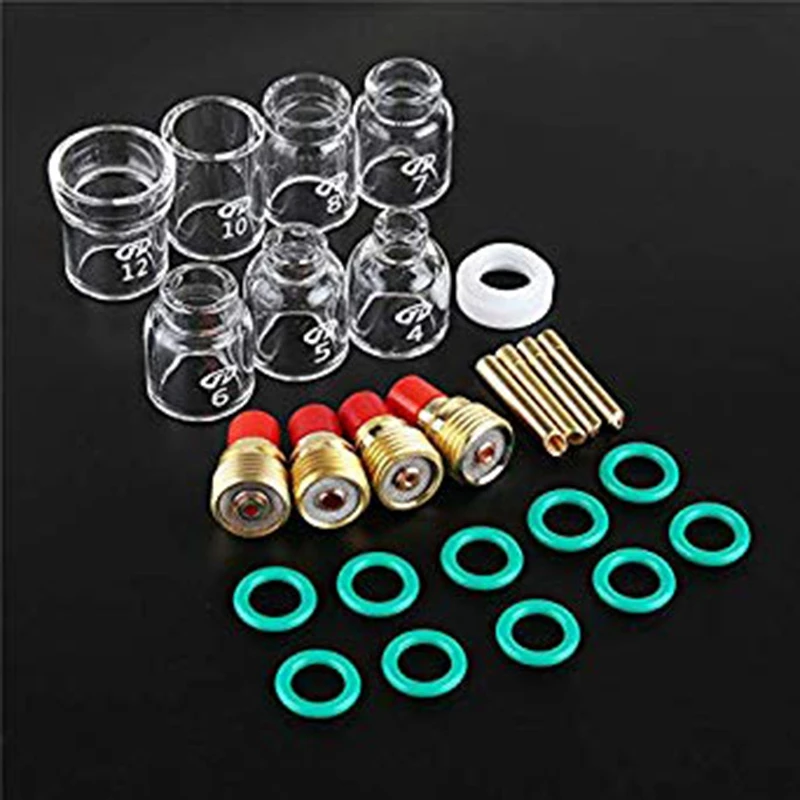 JFBL Лидер продаж 26 шт. аксессуаров для сварки TIG стеклянное кольцо