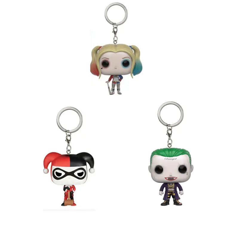 Фигурки героев аниме Funko экшн-фигурки из отряд самоубийц Харли Квинн цепочка для