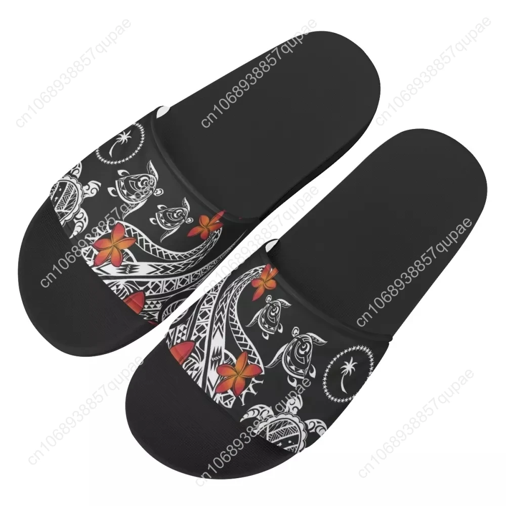 Stylish Polynesian Traditional Tribal Home Customized Water Shoes Women Men Bathroom Beach Pool Sandals That Can Be Worn Outside