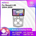 MEKEDE Новинка! 8 + 128G Wifi DSP GPS-навигация для Renault Logan L90 2004 2005 2006 2007 автомобильный Dvd-радиоплеер Android 11 экран
