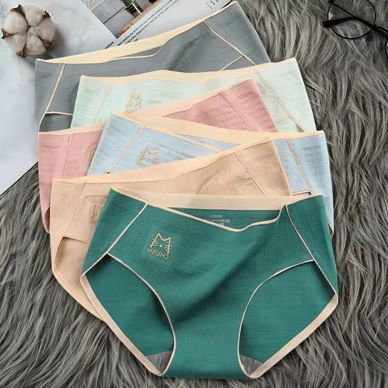 

Seamless Large Size Japanese Panties Ladies Cotton Sexy Cute