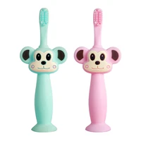 1pcs silicone monkey teether baby care for teeth baby silicone tooth brush food grade teething brush for 0 6 months