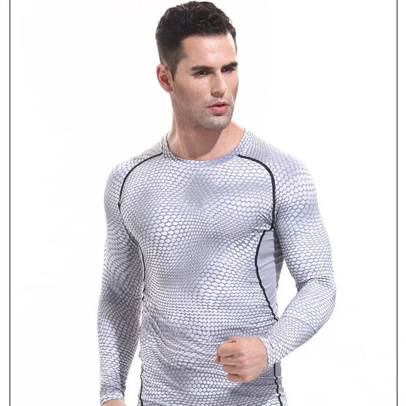 Мужская спортивная одежда для спортзала бега фитнеса физических тренировок