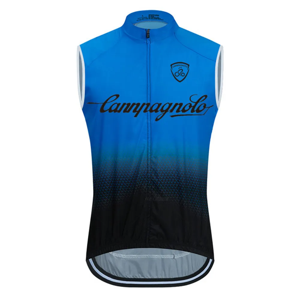 

캄파놀로 Sleeveless Windbreaker Men's Cycling Vest Bicycle Windproof Gilet MTB Jersey Waistcoat Road Bike Jacket Pro Team Clothing