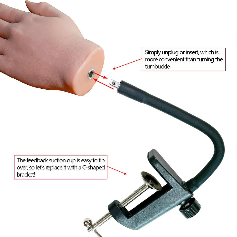Силиконовый манекен для тренировки ногтей профессиональный нейл-арта красоты