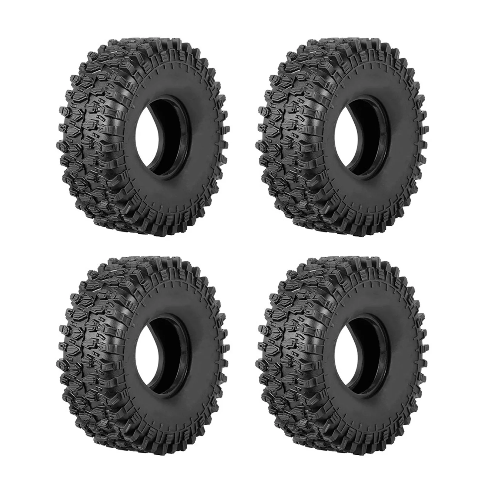

4pcs Rubber Wheel Tires 1.9 inch Tyre for 1/10 RC Rock Crawler Traxxas TRX-4 Axial RC Rock Crawler Traxxas