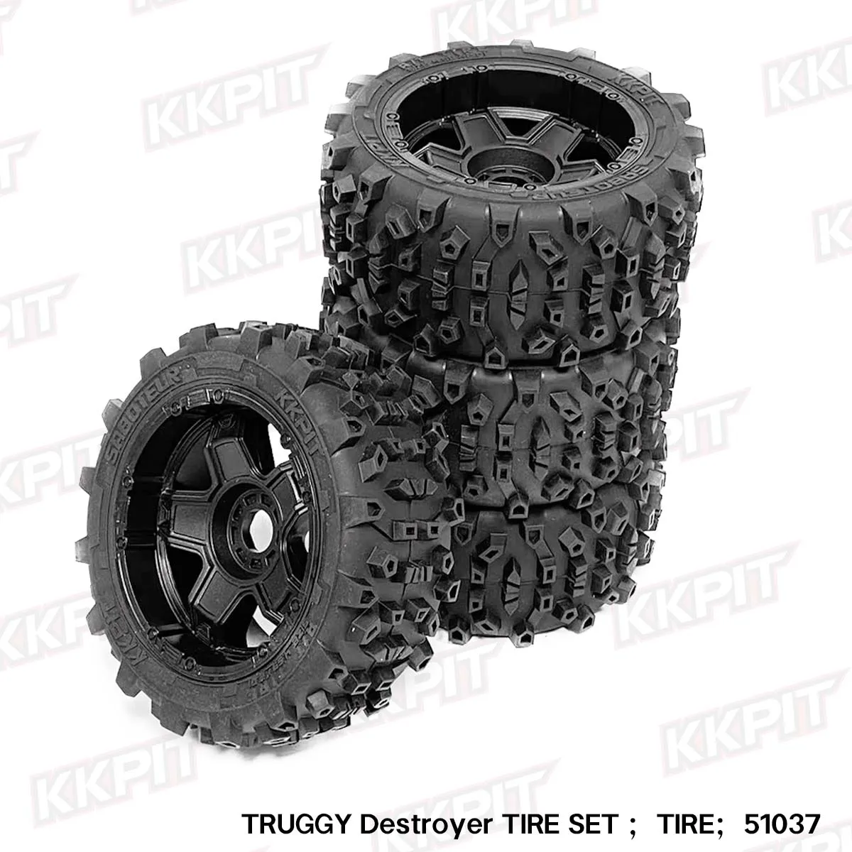 KKPIT 110 TRUGGY Destroyer НАБОР шин Передниезадние трюгенные колеса и шины 113 мм49 мм (art.: 3920d05c4e371) - 3920d05c4e371