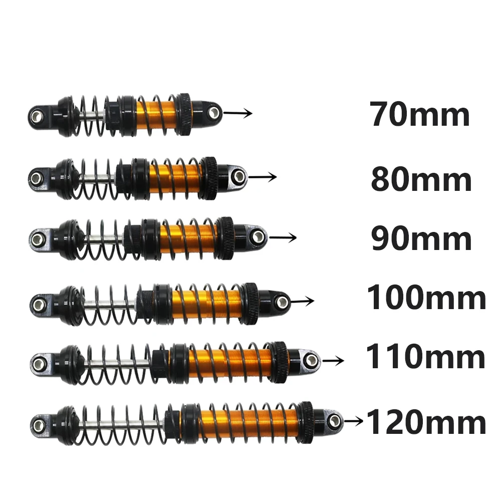 

RC Trx-4 scx10 trx4 D90 cc01 1/10 reinforced concrete update acceptable metal shock absorber, adjustable 70 80 90 100 110 120 mm