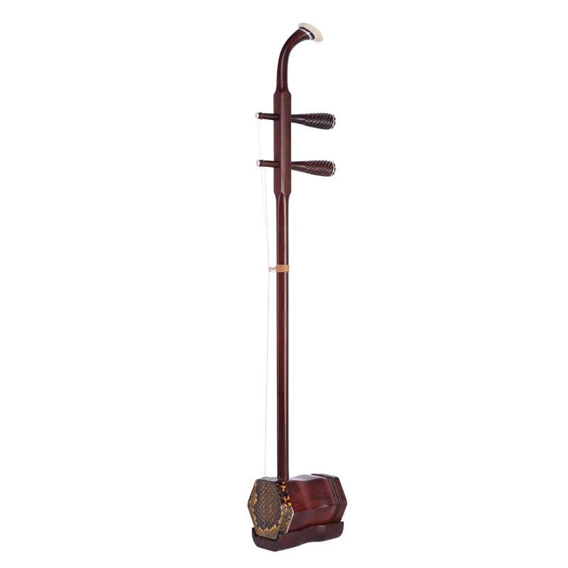 

China ethnic musical instrument red sandalwood erhu