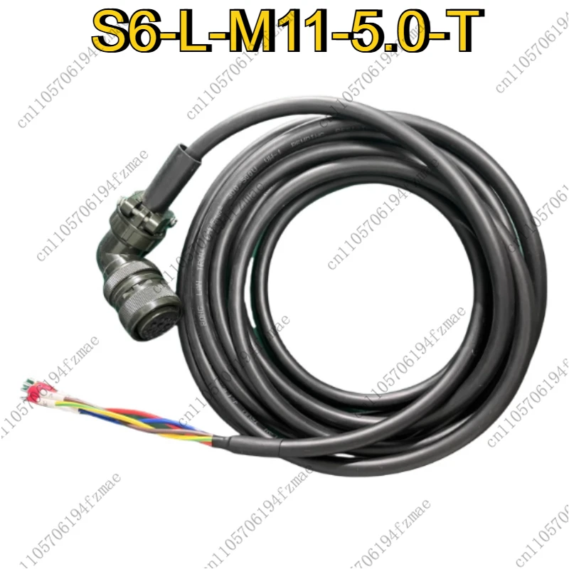Фото Аксессуары Кабель питания серводвигателя Кабель питания S6-L-M11-5.0-T Высокогибкий соединительный цепной кабель №1