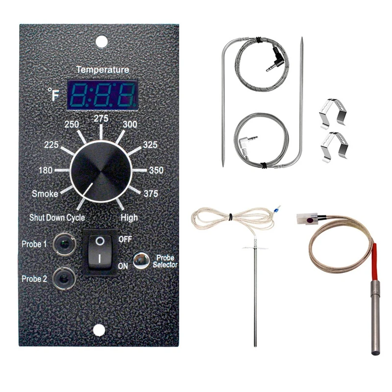 

Digital Controller Grills Kit With 2 Meat Probes And Temperature Sensor For Grills Kits