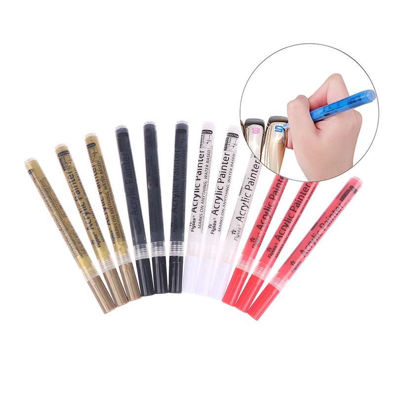 

Golf Club Color Changing Pen Acrylic Ink Pen With Strong Sunscreen Waterproof Covering Power Golf Accesoires