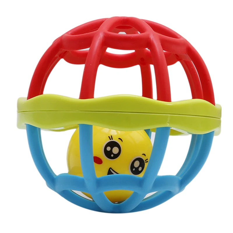 

New Baby Toy Fun Plastic Shaking Jungle Ball Ring Develop Baby Intelligence,Training Grasping Ability Rattles Baby Toys