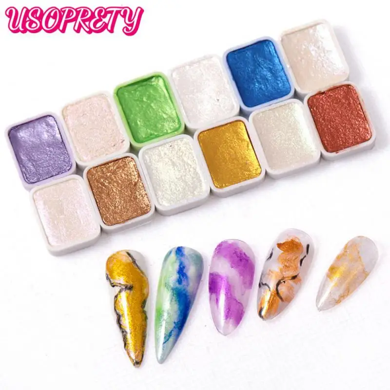 

Fine Powder Texture Easy To Color Nail Enhancement Solid Mirror Powder Easy To Expand Nail Decoration Powder Pearl Effect