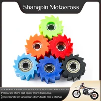 new high quality 8mm 10mm chain roller sawtooth two bearing tensioner pulley motocross universal parts for motocross