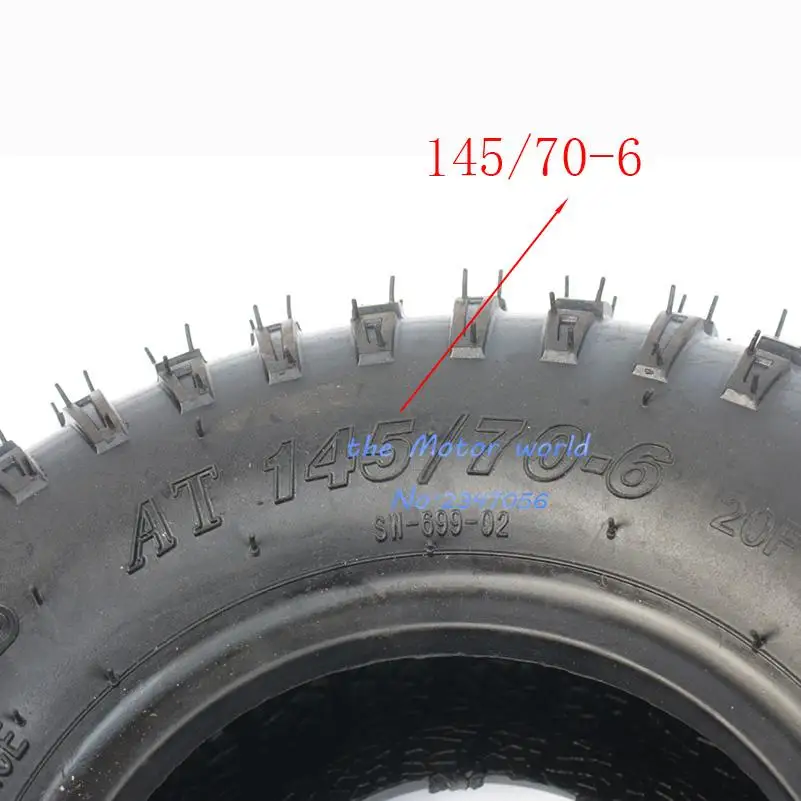 145/70-6 high quality tires for 50cc 70 90 110cc 125cc Kids Quad Dirt Bike Buggy ATV Buggy 6 inch ATV tubeless tire images - 6