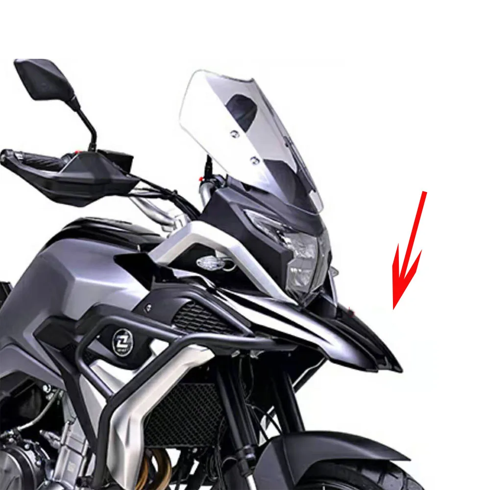 

For Excelle 500X 2020 Motorcycle MOTOR 500X ZF 500 GY Beak Nose Cone Extension Front Fender Fairing Front wing Excelle 500 X