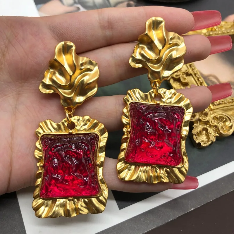 2023 НОВЫЙ Средневековый Западный эффект лавы нерегулярный красный желеобразный