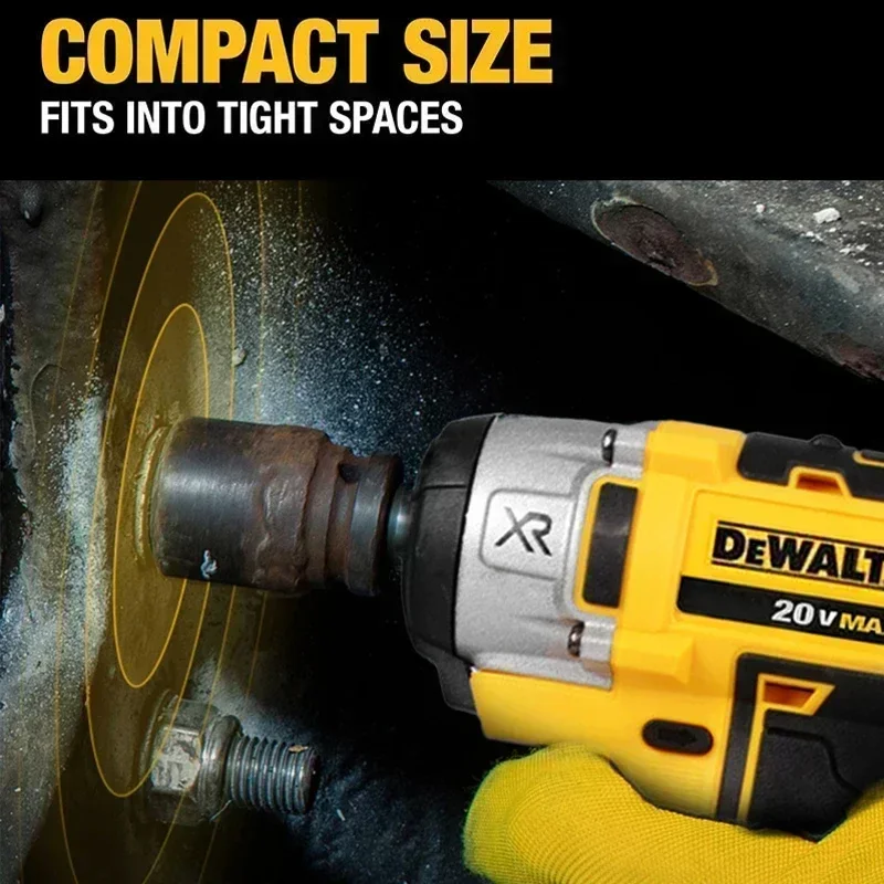 Фото Dewalt DCF880 Аккумуляторный ударный гайковерт 2300 об/мин Компактный электрический ключ 203 Нм Аккумуляторные электроинструменты для аккумулятора Dewalt 20 В №4