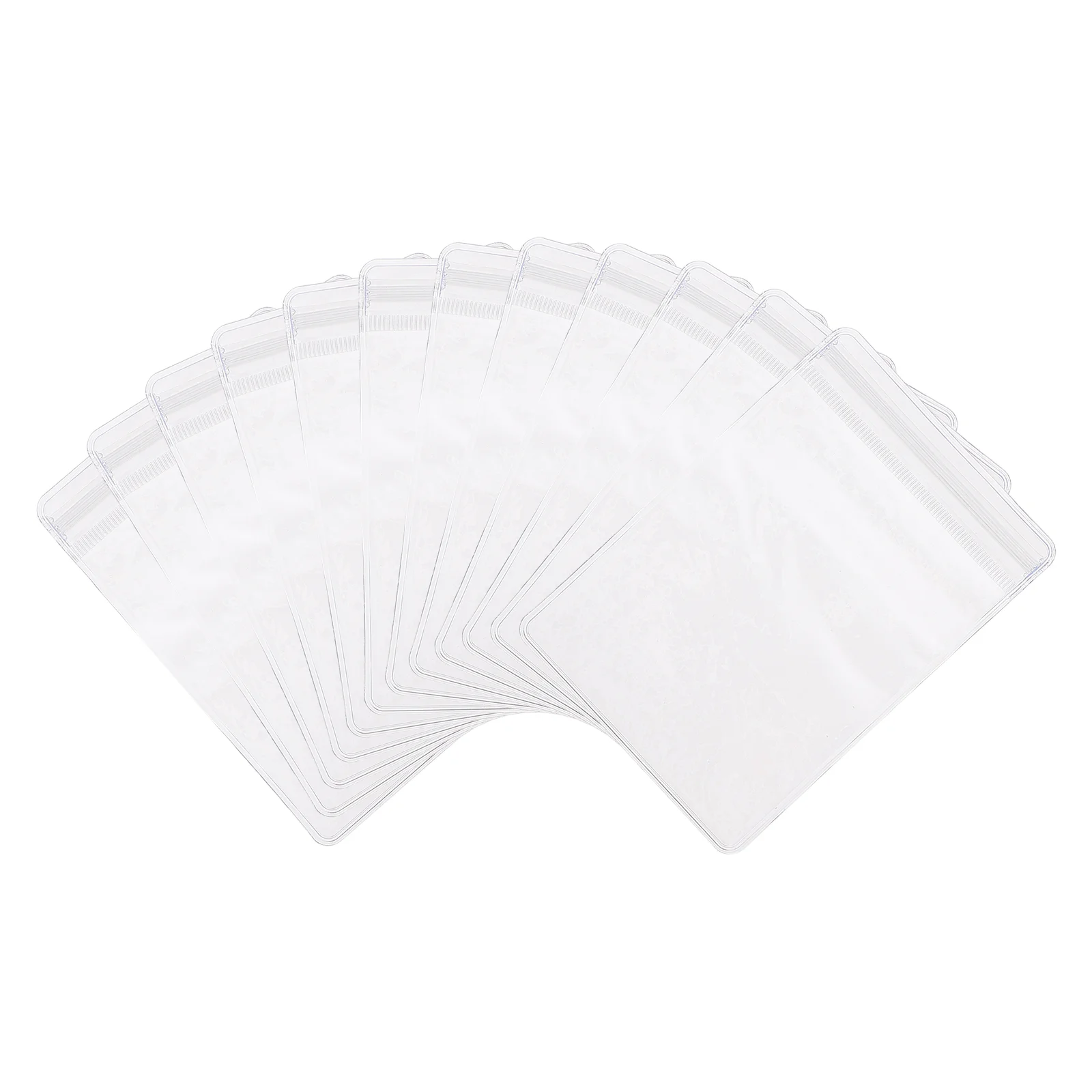 

100pcs Multi-use Portable PVC Bracelet Earring Necklace Sealed Pouch Sealed Bags