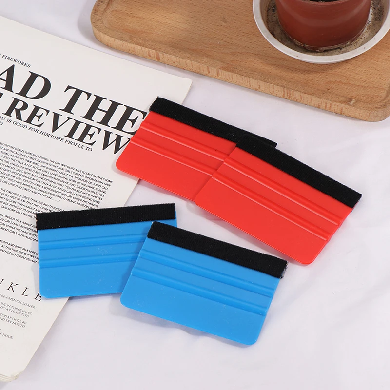 

2pcs Vinyl Wrap Car Film Install Squeegee Carbon Fiber Wrapping Tool car accessories Foil Window Tint Scraper Car Cleaning Tool