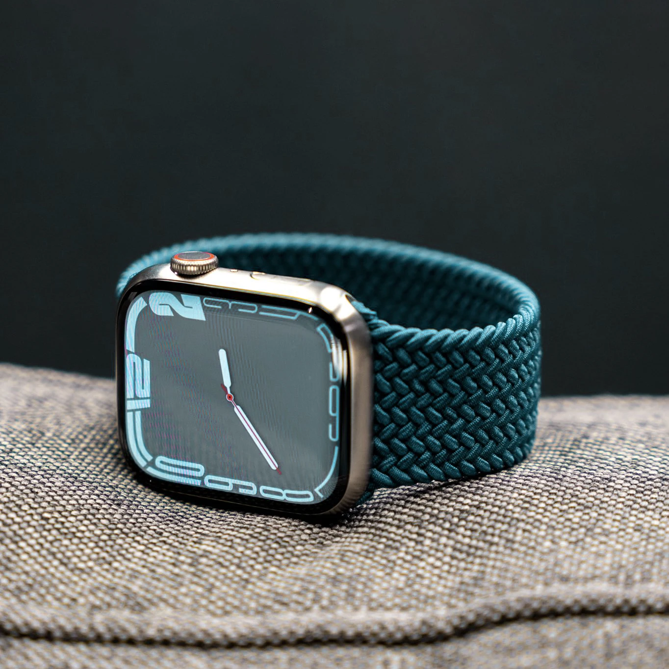 

Для Apple Watch, Плетеный соло-браслет, многоразмерные ремешки Iwatch 5/6/2/1 49 мм 45 мм 44 мм 40 мм 41 мм, Apple Watch
