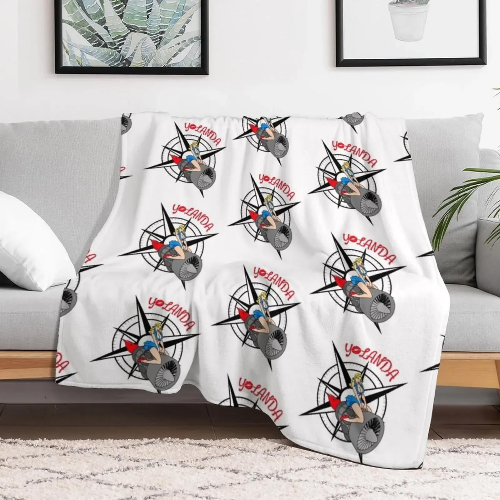 Одеяло Yolanda Pinup Роскошные дизайнерские лохматые одеяла